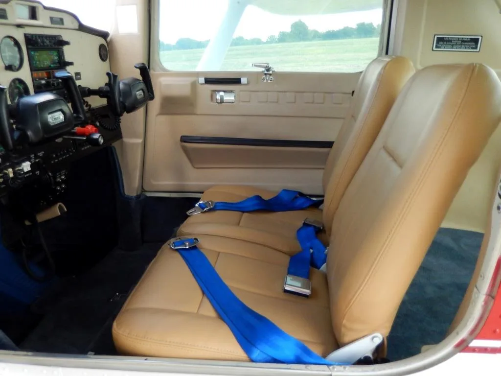 Cabin interior of a 1977 Cessna 150M- N714CE Aircraft.