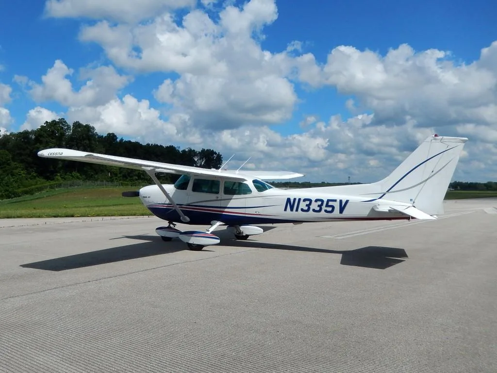 Exterior view of a 1977 Cessna 172XP- N1335V Aircraft.