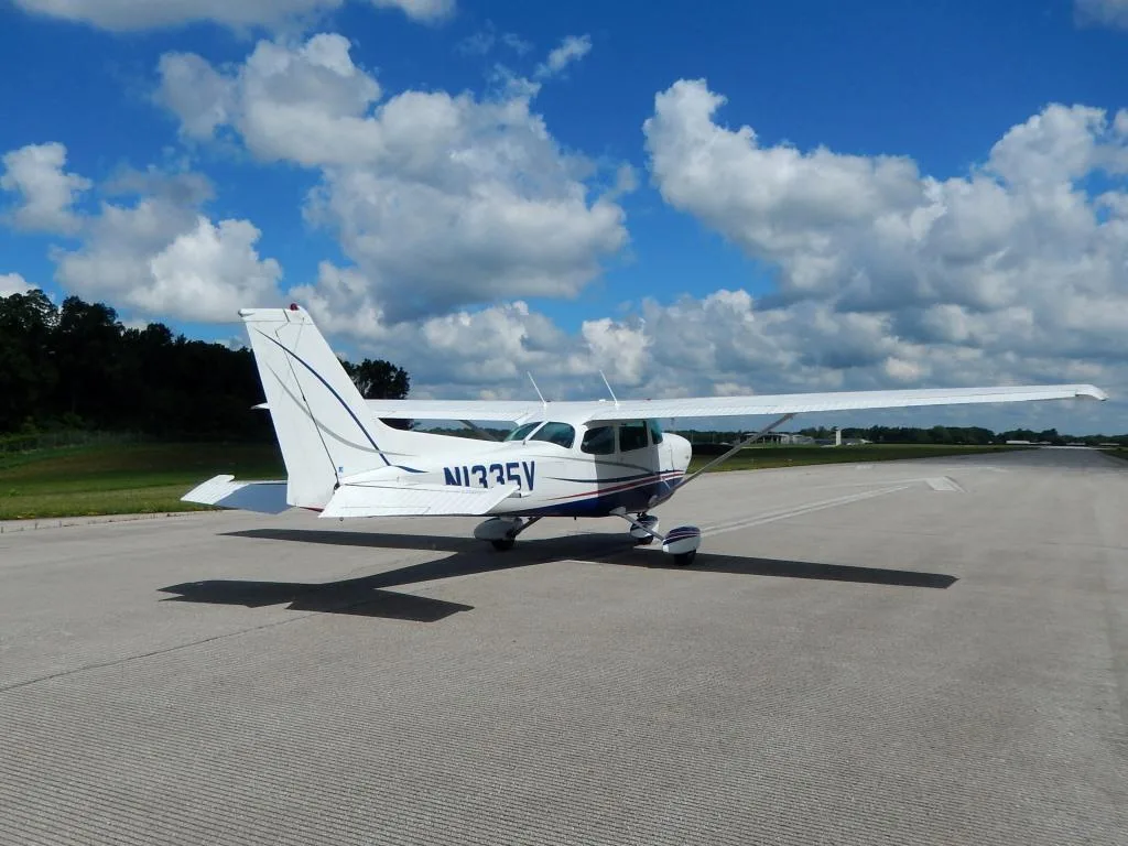 Exterior view of a 1977 Cessna 172XP- N1335V Aircraft.