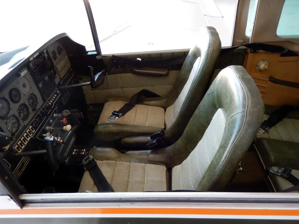 Cabin interior of a 1977 Grumman Cheetah- N26086 Aircraft.