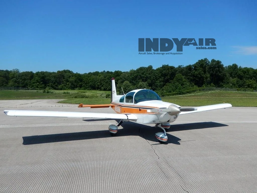 Exterior view of a 1977 Grumman Cheetah- N26086 Aircraft.