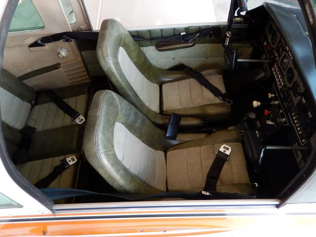 Cabin interior of a 1977 Grumman Cheetah- N26086 Aircraft.
