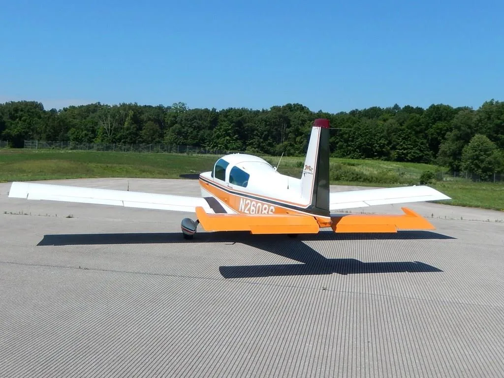 Exterior view of a 1977 Grumman Cheetah- N26086 Aircraft.