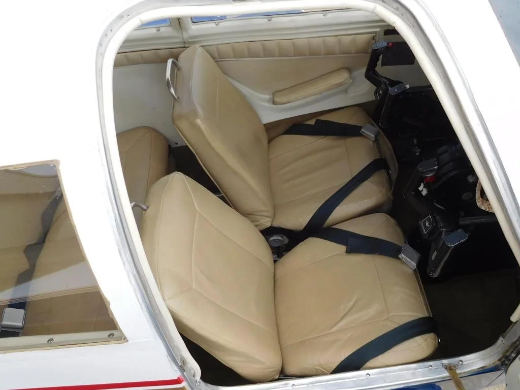 Cabin interior of a 1977 Mooney M20J - N201HT Aircraft.
