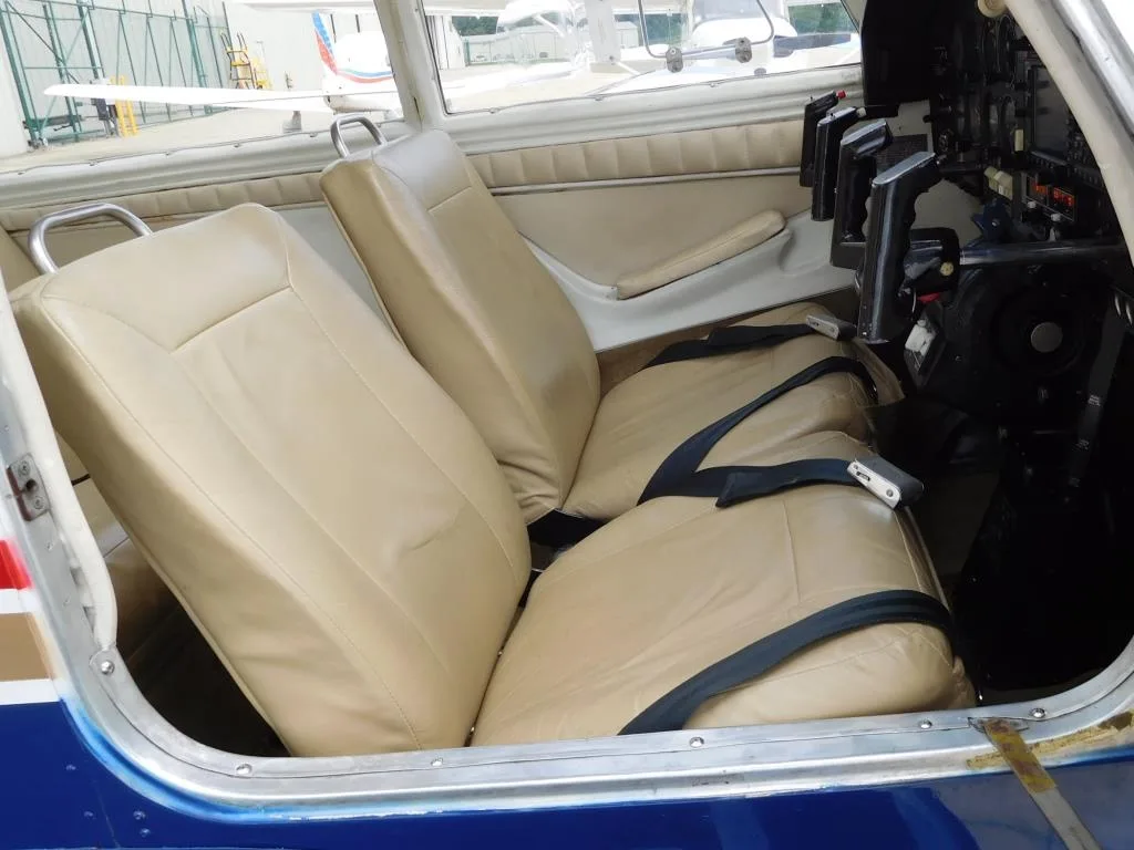 Cabin interior of a 1977 Mooney M20J - N201HT Aircraft.