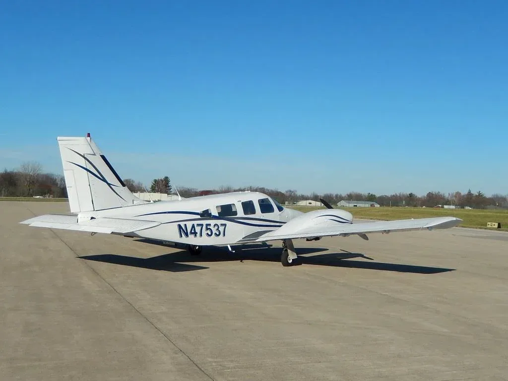 Exterior view of a 1977 Piper Seneca II- N47537 Aircraft.