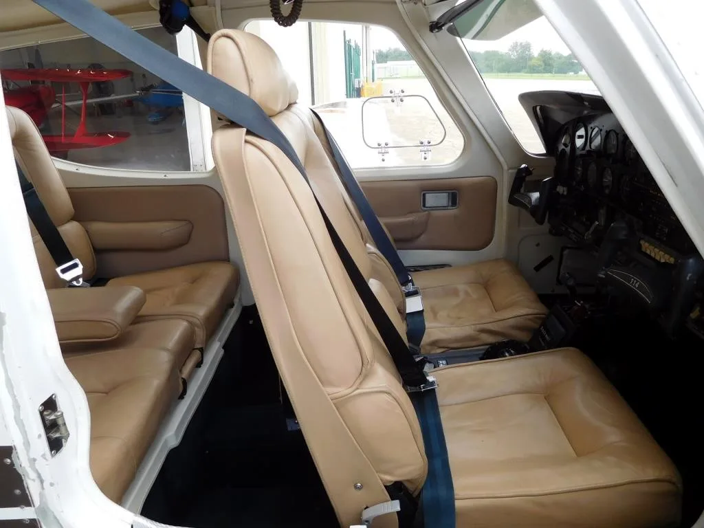 Cabin interior of a 1977 Rockwell 114 - N4862W Aircraft.