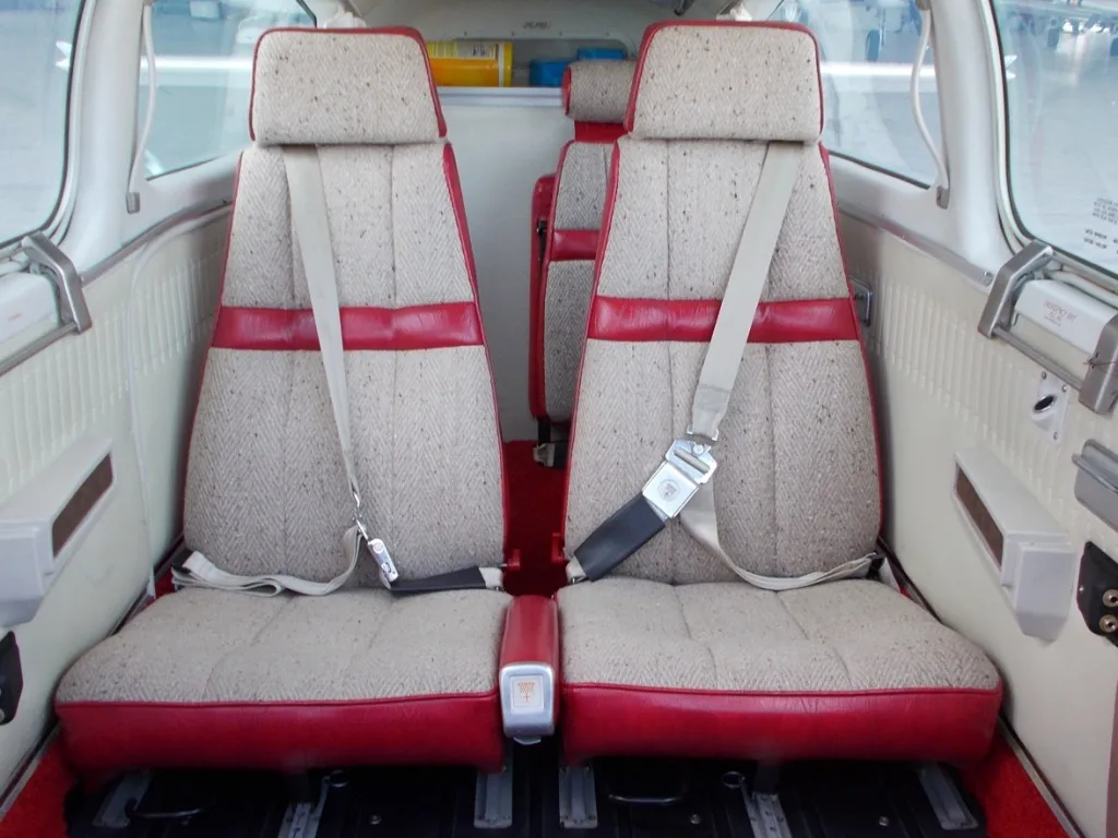 Cabin interior of a 1978 Beech Bonanza F33A - N555DB Aircraft.