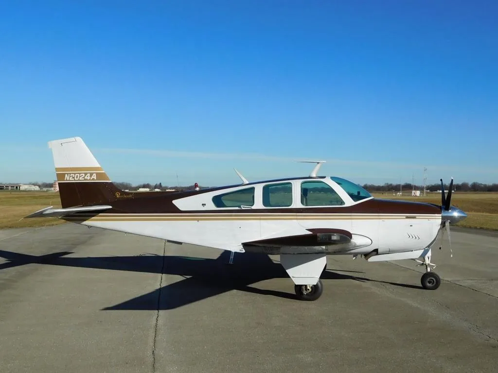 Exterior view of a 1978 Beech F33A - N2024A Aircraft.