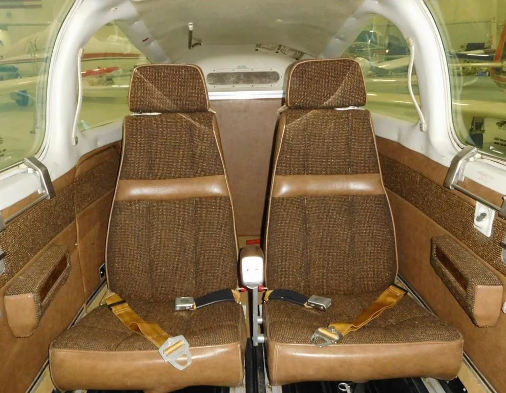 Cabin interior of a 1978 Beech F33A - N2024A Aircraft.