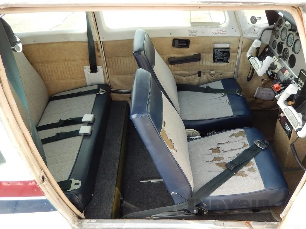 Cabin interior of a 1978 Beechcraft Sport- N5092M Aircraft.
