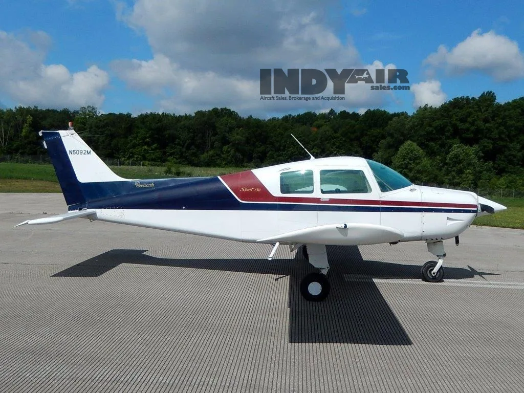 Exterior view of a 1978 Beechcraft Sport- N5092M Aircraft.