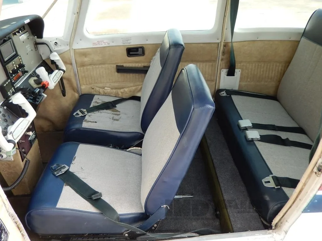 Cabin interior of a 1978 Beechcraft Sport- N5092M Aircraft.