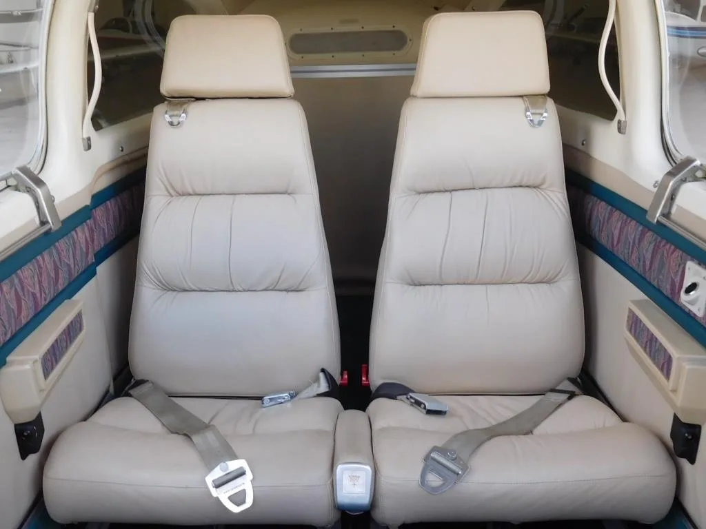 Cabin interior of a 1978 Beechcraft V35B - N23607 Aircraft.