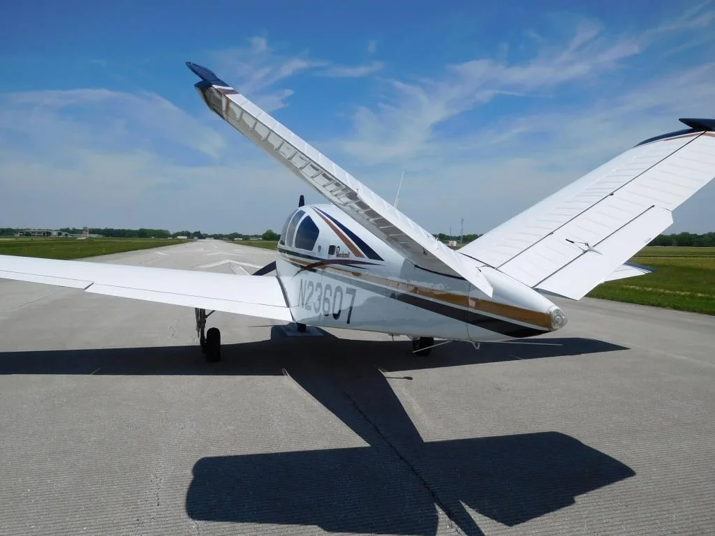 Exterior view of a 1978 Beechcraft V35B - N23607 Aircraft.
