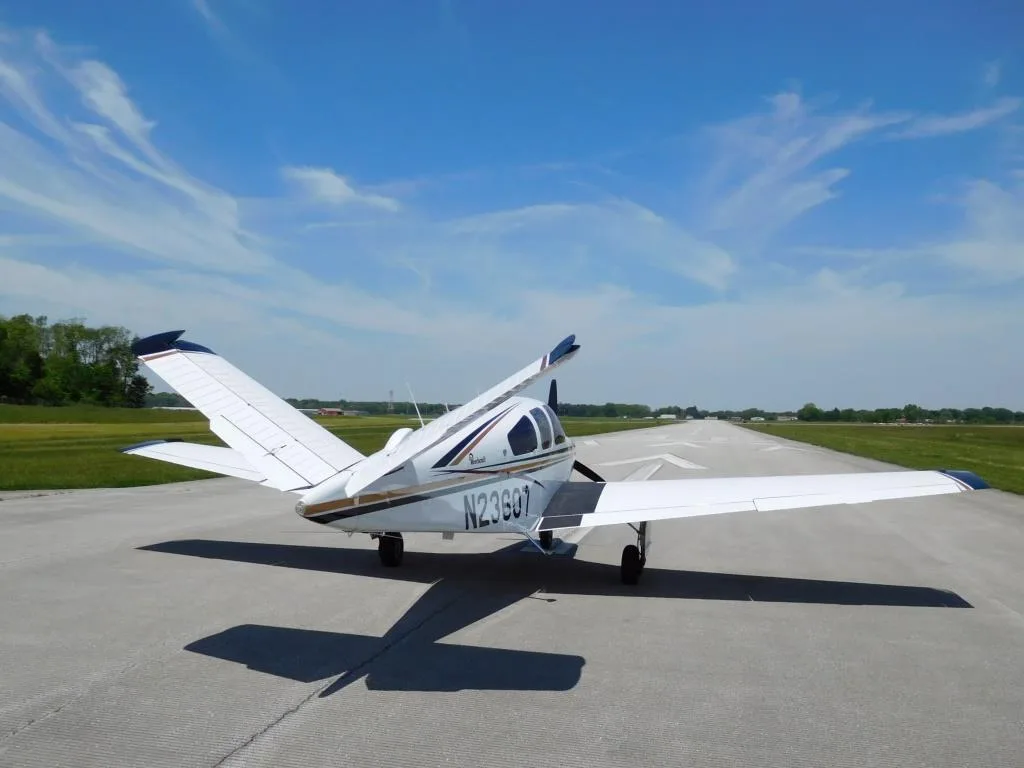 Exterior view of a 1978 Beechcraft V35B - N23607 Aircraft.