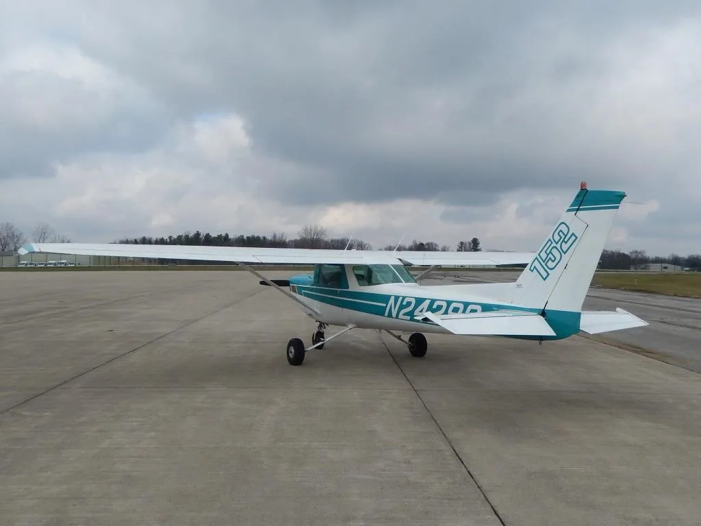 Exterior view of a 1978 Cessna 152- N24296 Aircraft.