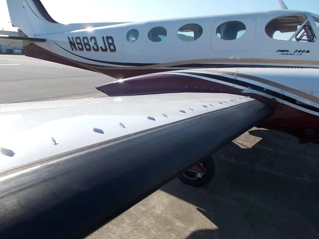 Exterior view of a 1978 Cessna 340A- N983JB Aircraft.