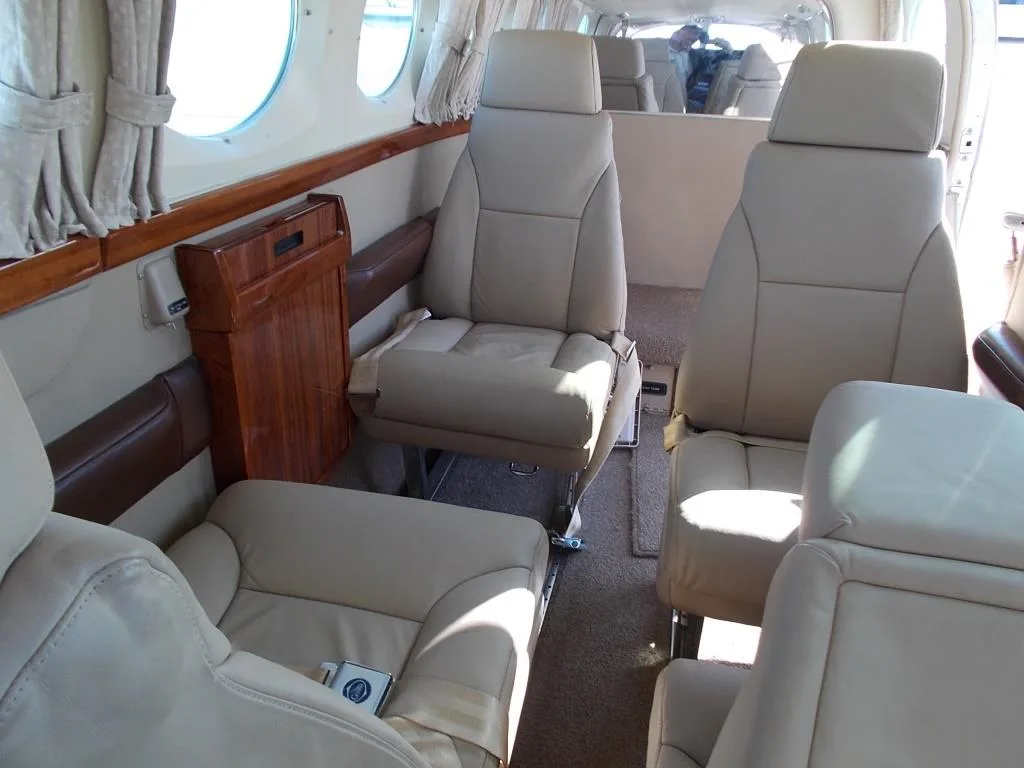 Cabin interior of a 1978 Cessna 340A- N983JB Aircraft.