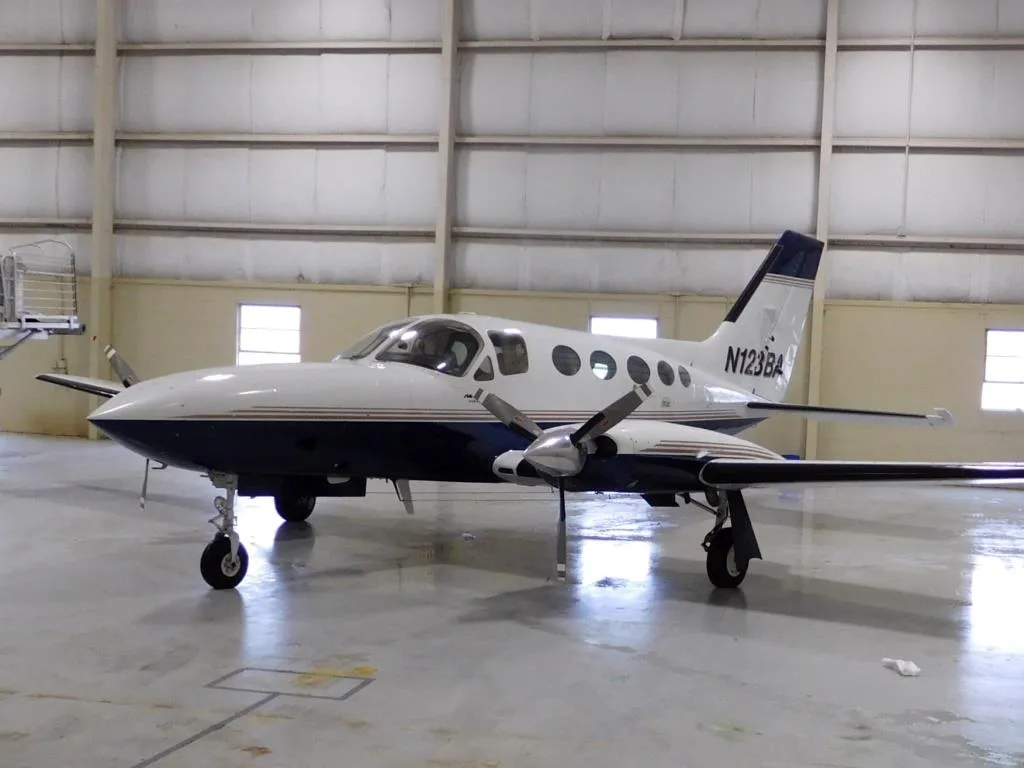 Exterior view of a 1978 Cessna 414A - N123BA Aircraft.
