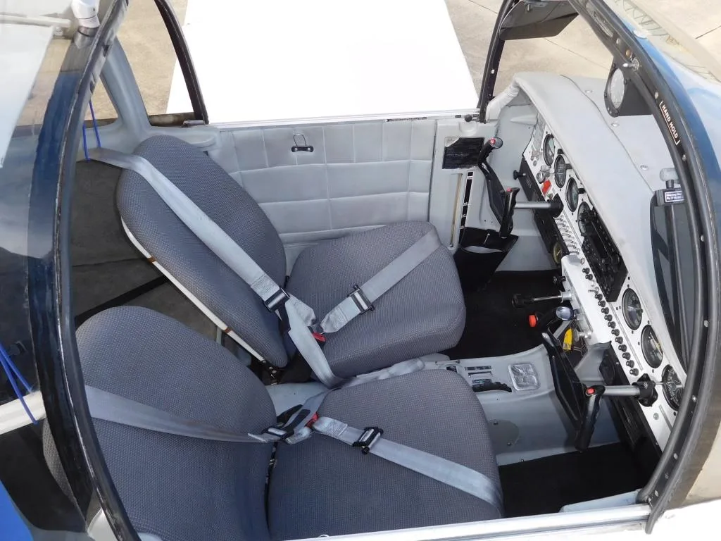 Cabin interior of a 1978 Grumman Lynx- N137Y Aircraft.