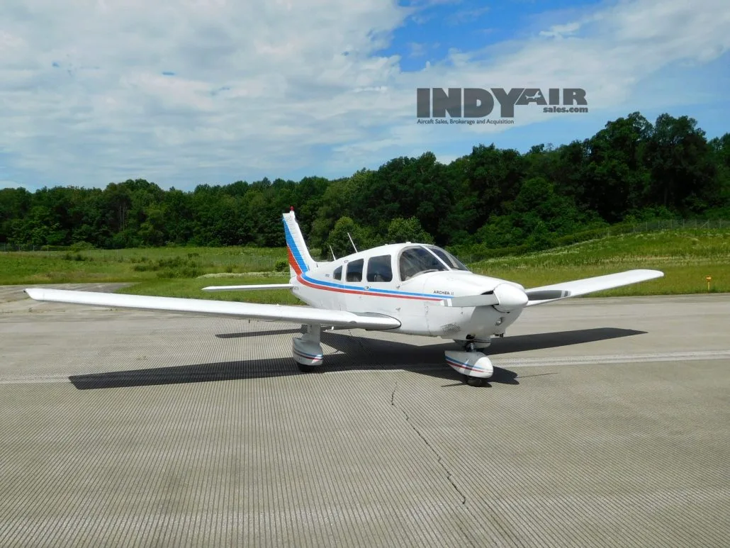 Exterior view of a 1978 Piper Archer II - N47714 Aircraft.