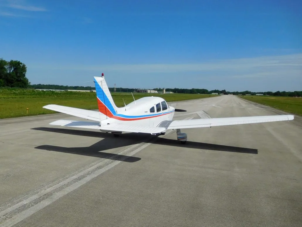Exterior view of a 1978 Piper Archer II - N47714 Aircraft.