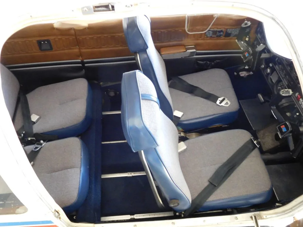 Cabin interior of a 1978 Piper Archer II - N47714 Aircraft.