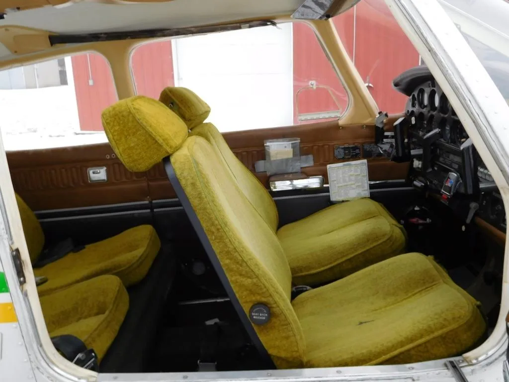 Cabin interior of a 1978 Piper Archer - N47580 Aircraft.