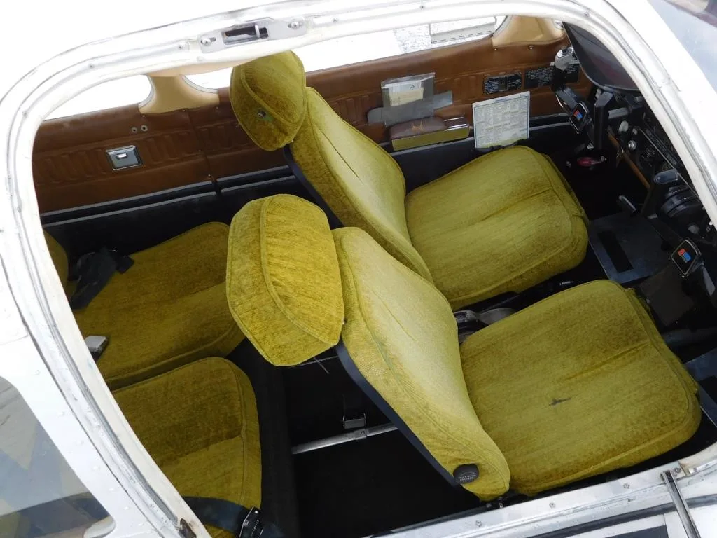 Cabin interior of a 1978 Piper Archer - N47580 Aircraft.