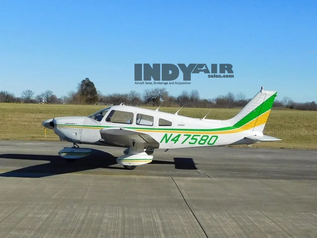 Exterior view of a 1978 Piper Archer - N47580 Aircraft.