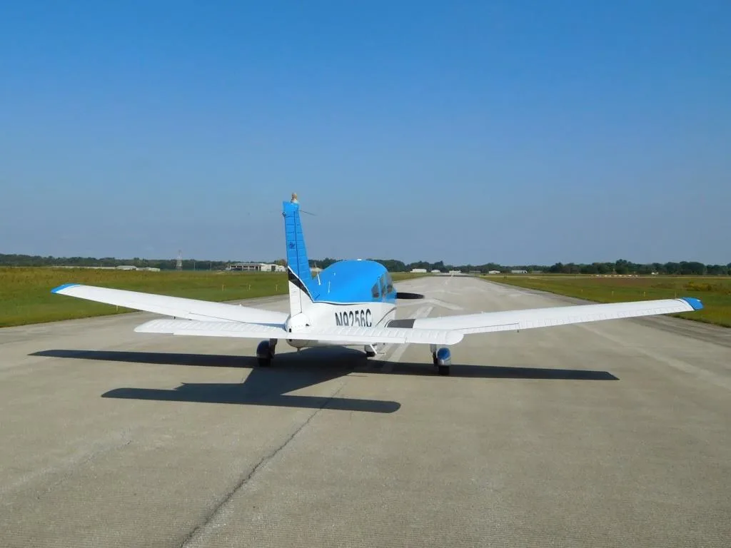 Exterior view of a 1978 Piper Archer - N9256C Aircraft.