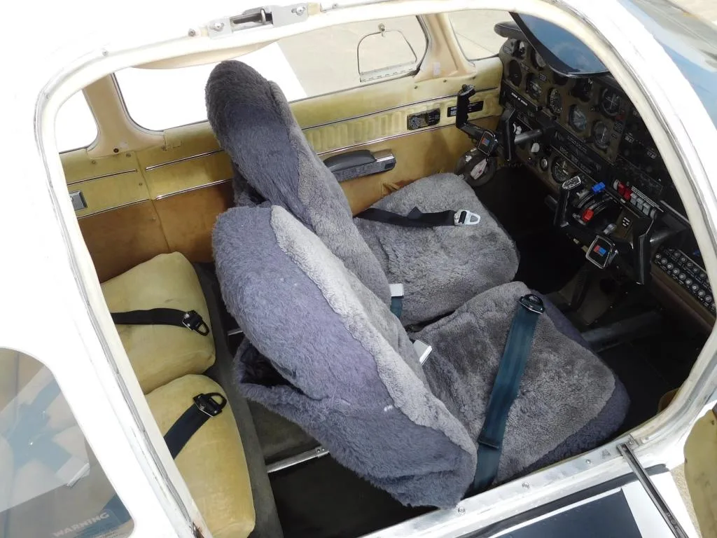 Cabin interior of a 1978 Piper Arrow III - N2815M Aircraft.