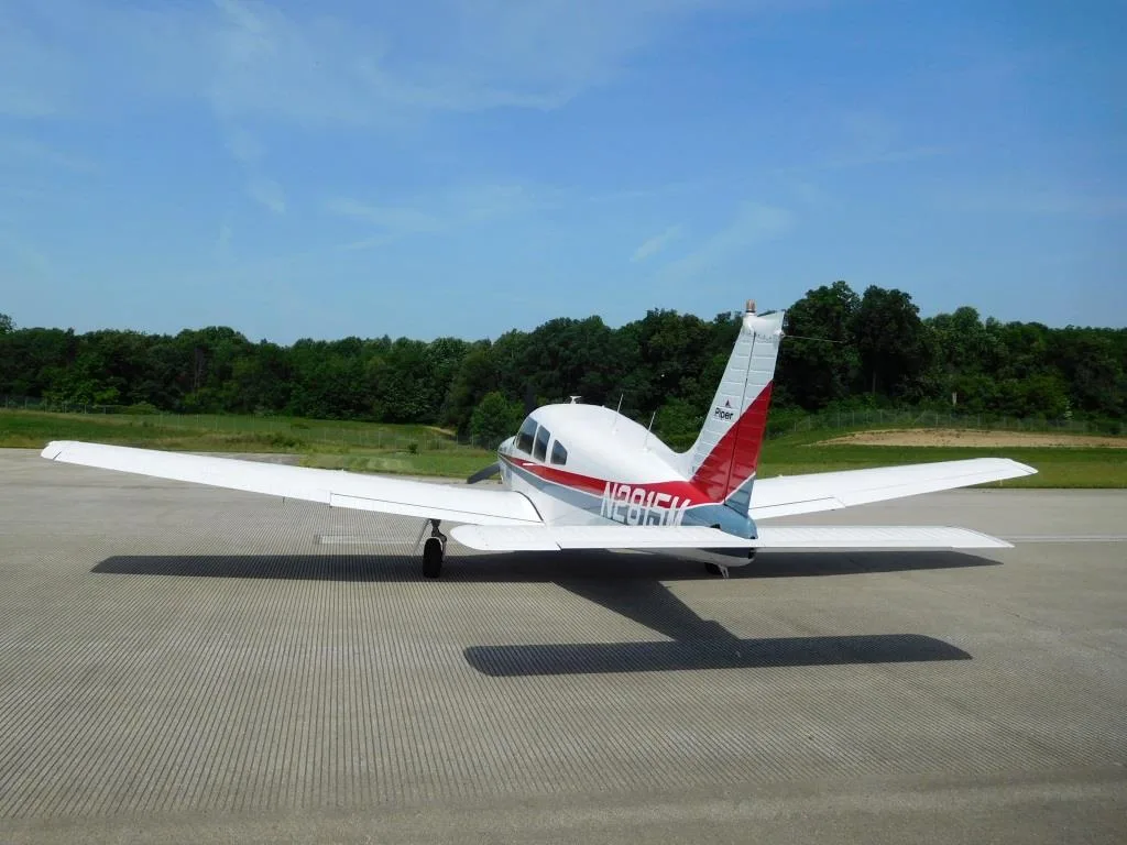 Exterior view of a 1978 Piper Arrow III - N2815M Aircraft.