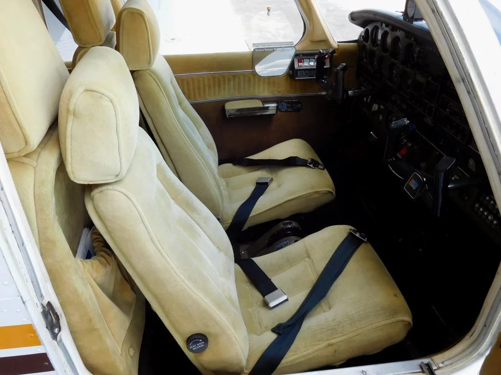 Cabin interior of a 1978 Piper Lance II- N31661 Aircraft.