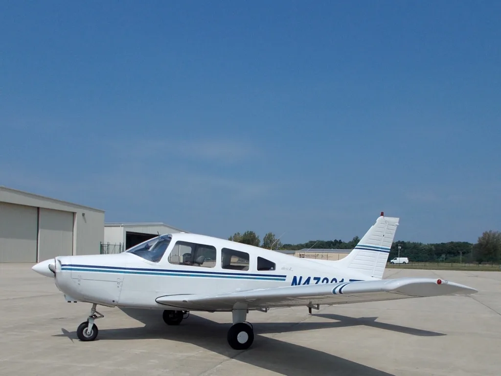 Exterior view of a 1978 Piper Warrior II - N47321 Aircraft.