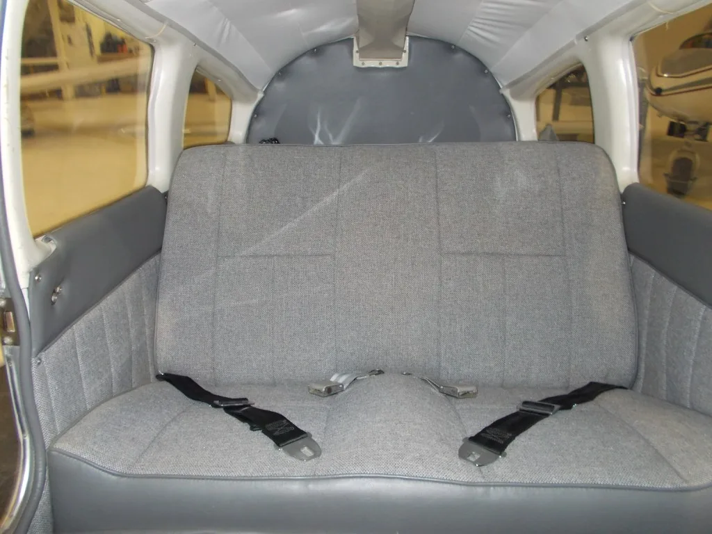 Cabin interior of a 1978 Piper Warrior II - N47321 Aircraft.