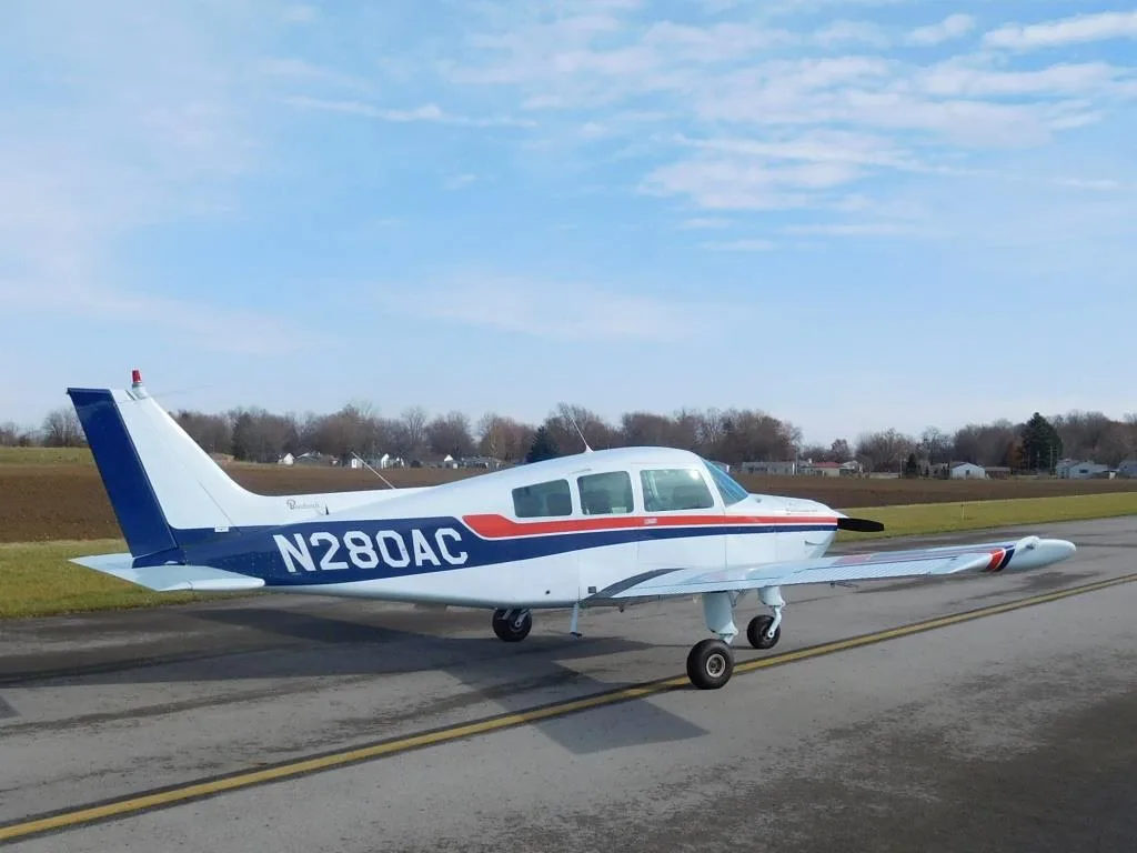 Exterior view of a 1979 Beechcraft Sundowner - N280AC Aircraft.