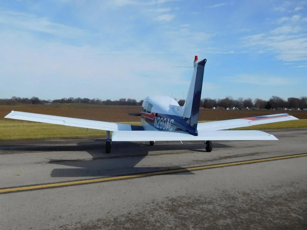 Exterior view of a 1979 Beechcraft Sundowner - N280AC Aircraft.