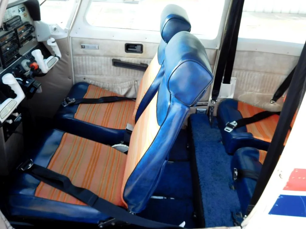 Cabin interior of a 1979 Beechcraft Sundowner - N280AC Aircraft.
