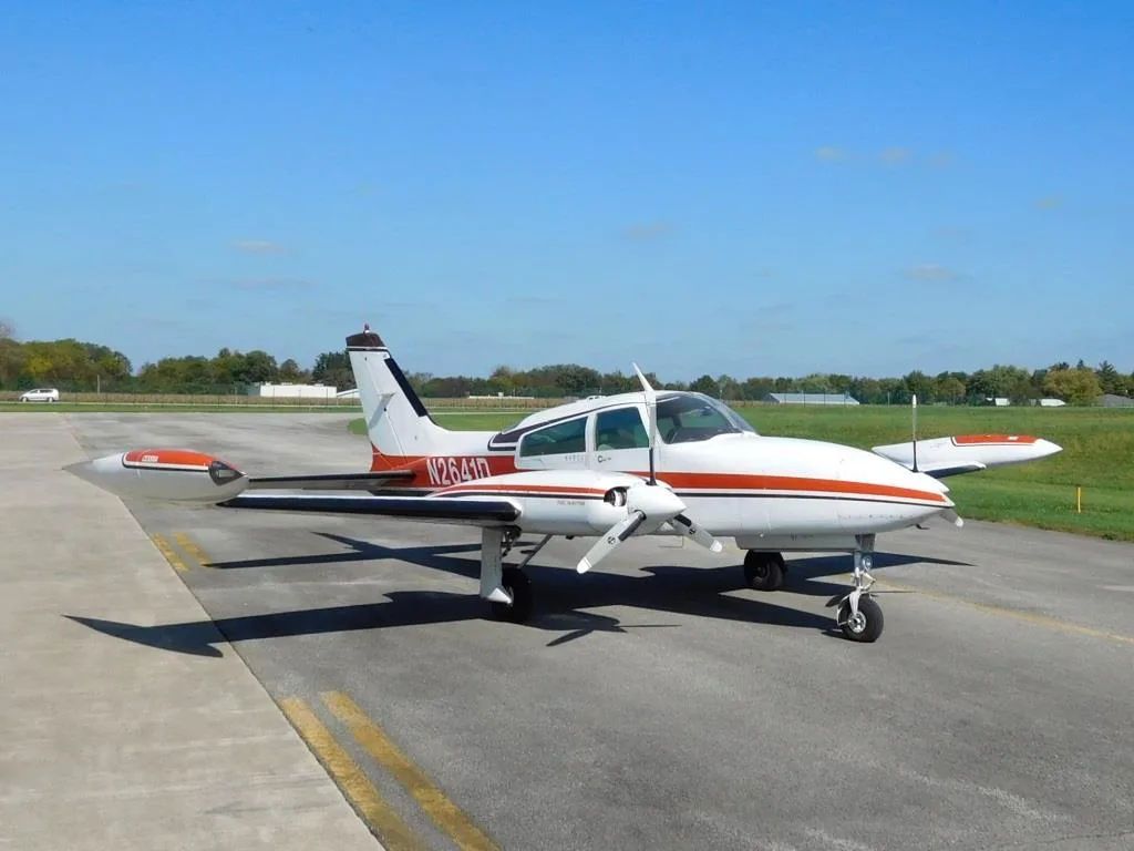 Exterior view of a 1979 Cessna 310R - N2641D Aircraft.
