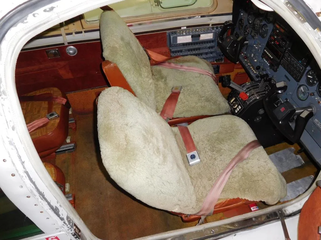 Cabin interior of a 1979 Cessna 310R - N2641D Aircraft.