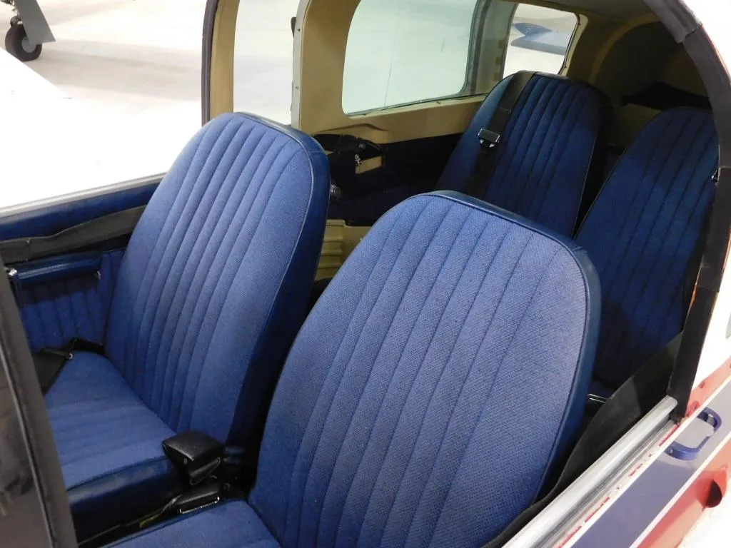 Cabin interior of a 1979 Grumman AA5B Tiger - N57ER Aircraft.