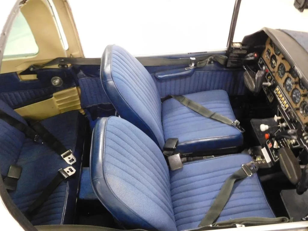 Cabin interior of a 1979 Grumman AA5B Tiger - N57ER Aircraft.