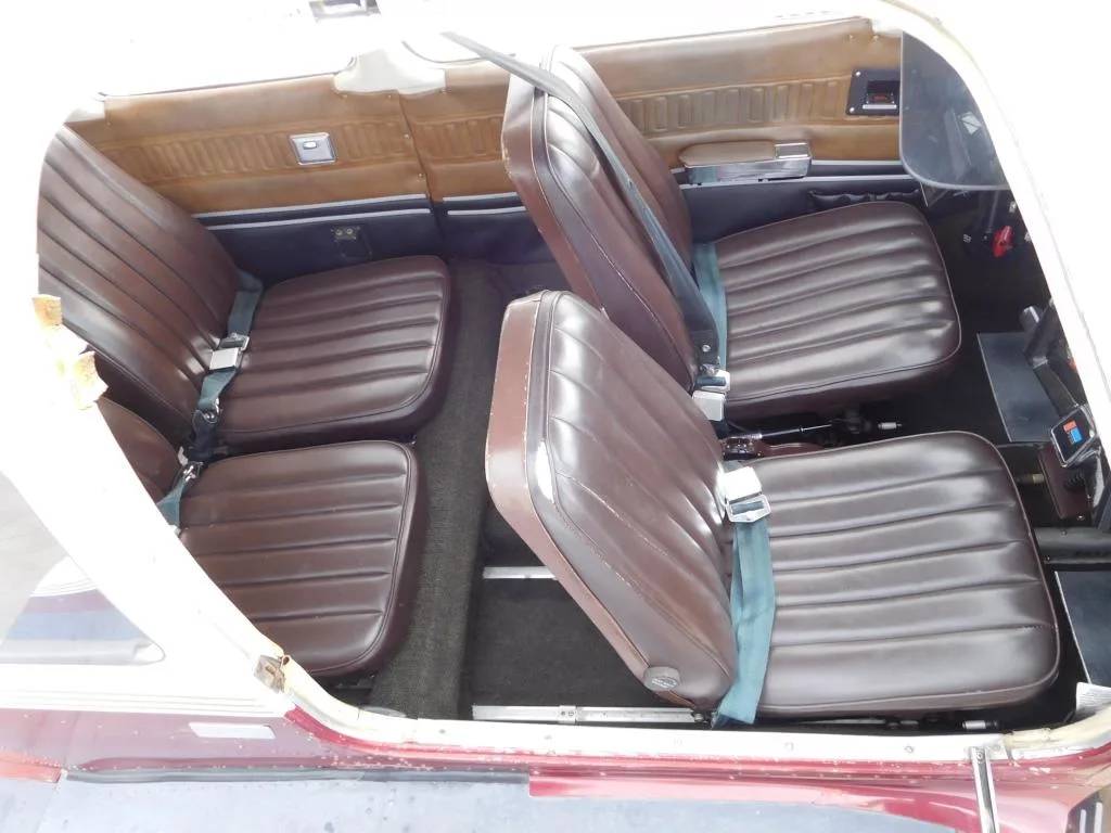 Cabin interior of a 1979 Piper Archer II - N2091B Aircraft.
