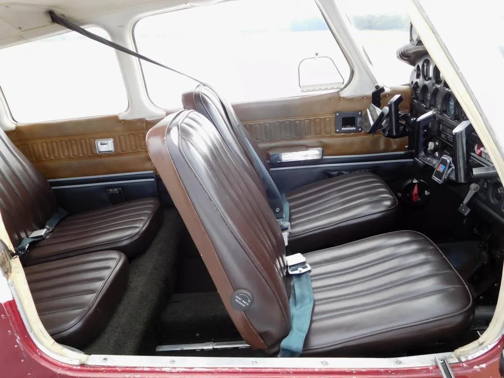 Cabin interior of a 1979 Piper Archer II - N2091B Aircraft.