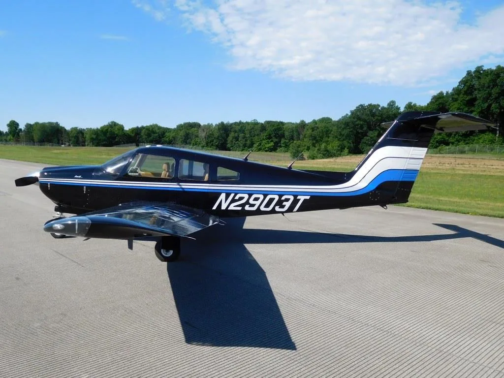 Exterior view of a 1979 Piper Arrow - N2903T Aircraft.