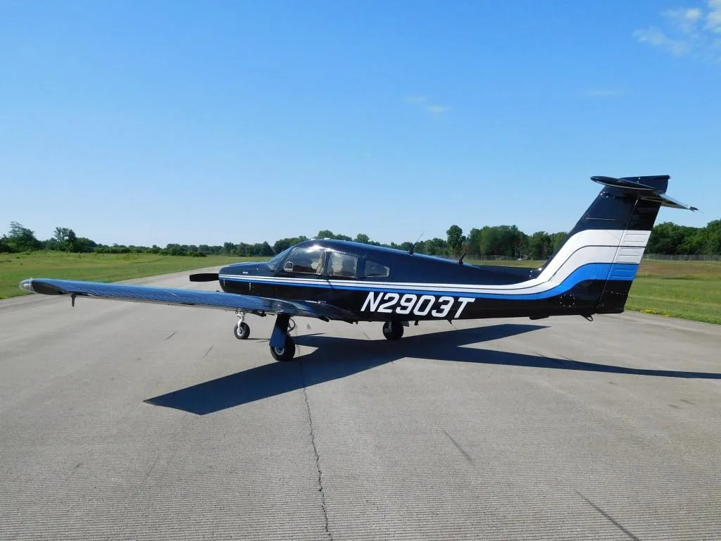Exterior view of a 1979 Piper Arrow - N2903T Aircraft.