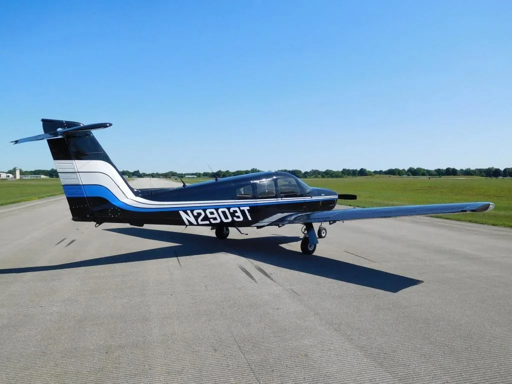 Exterior view of a 1979 Piper Arrow - N2903T Aircraft.
