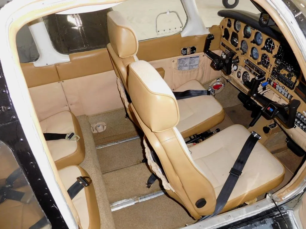 Cabin interior of a 1979 Piper Arrow - N2903T Aircraft.